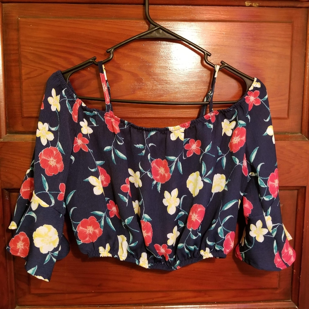 Nave Floral Crop Top